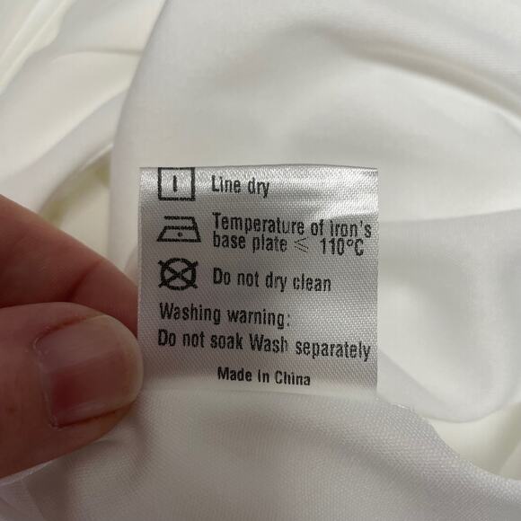 NEW Every Pretty Mini Chiffon White Dress Size 1X - Picture 5 of 5